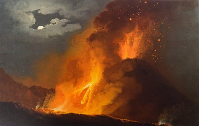 Crater of Vesuvius by Camillo de Vito